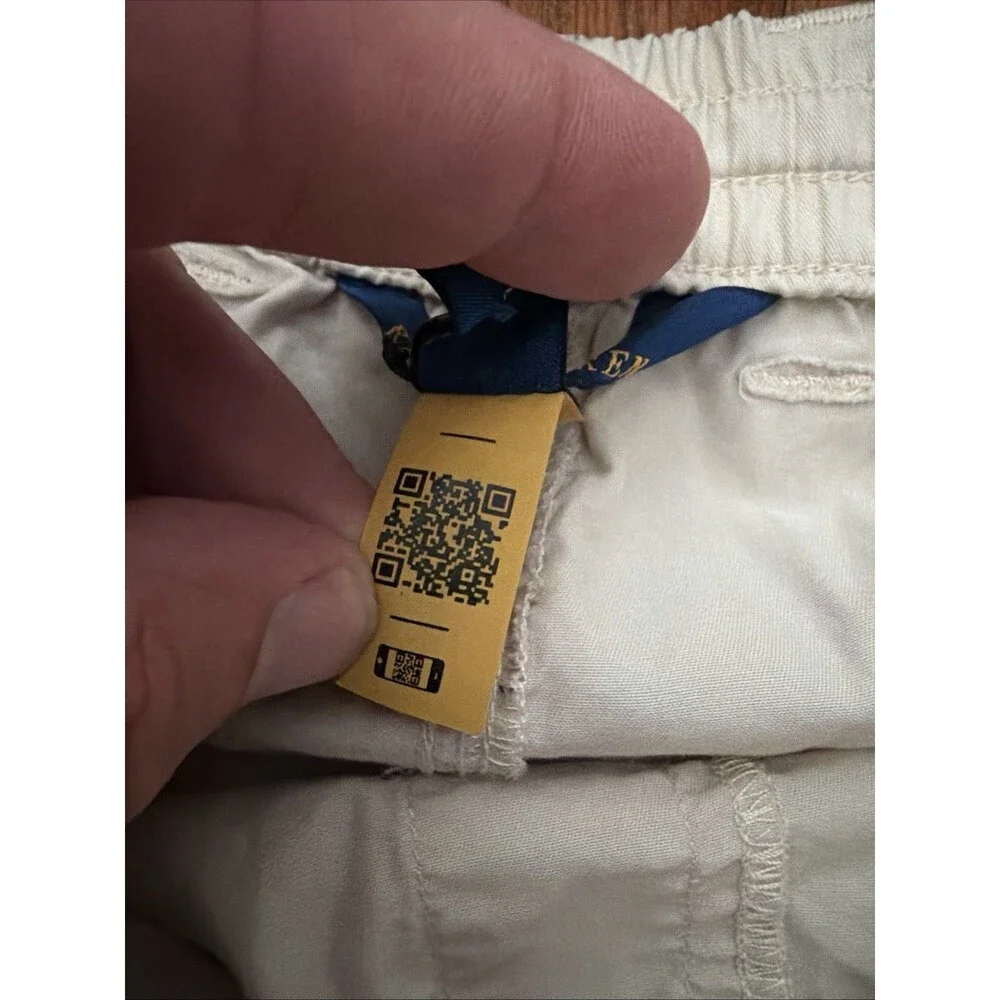 Lot of 5 Polo Ralph Lauren Boys Beige Chino Shorts L 14-16 Cotton Drawstring